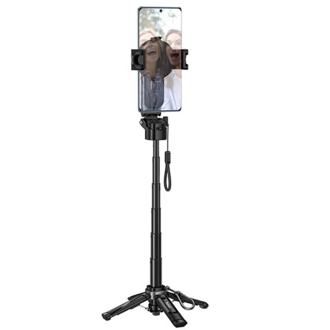 Монопод для селфі Hoco K27 Pro magnetic трипод + знімний BT пульт Black