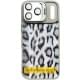 Чохол TPU+PC Wild Leopard with MagSafe and Lens для Apple iPhone 17 Air (6.5") Grey