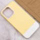 Чохол TPU+PC Bichromatic для Apple iPhone 13 Pro Max (6.7") Creamy-yellow / White