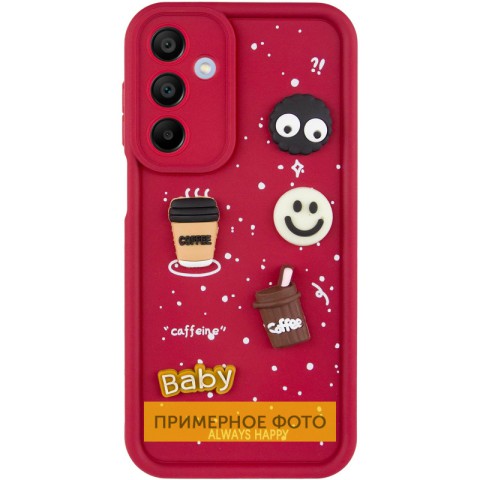 Чохол TPU Toys Case для Xiaomi Redmi Note 12 4G Red / Always Happy