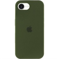 Чохол Silicone Case Full Protective (AA) для Apple iPhone 16e (6.1") Зелений / Dark Olive