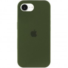 Чохол Silicone Case Full Protective (AA) для Apple iPhone 16e (6.1") Зелений / Dark Olive