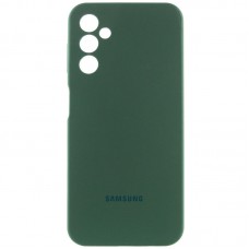 Чохол Silicone Cover Lakshmi Full Camera (AAA) with Logo для Samsung Galaxy A16 4G/5G Зелений / Cyprus Green