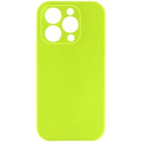 Чохол Silicone Case Full Camera Protective (AA) NO LOGO для Apple iPhone 13 Pro (6.1") Кислотно-зелений / Acid Green