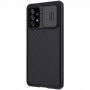 Карбонова накладка Nillkin Camshield (шторка на камеру) для Samsung Galaxy A72 4G / A72 5G Чорний / Black