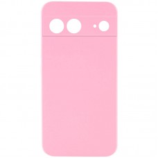 Чохол Silicone Cover Lakshmi Full Camera (AAA) для Google Pixel 8 Рожевий / Light pink