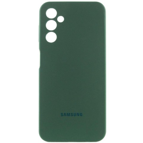 Чохол Silicone Cover Lakshmi Full Camera (AAA) with Logo для Samsung Galaxy A05s Зелений / Cyprus Green