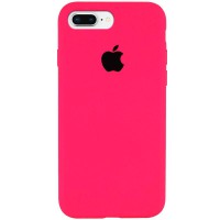 Чохол Silicone Case Full Protective (AA) для Apple iPhone 7 plus / 8 plus (5.5") Рожевий / Barbie pink