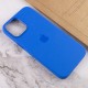 Чохол Silicone case (AAA) full with Magsafe and Animation для Apple iPhone 12 Pro Max (6.7") Синій / Capri Blue