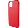 Шкіряний чохол Leather Case (AA Plus) для Apple iPhone 11 (6.1") Crimson