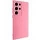 Чохол TPU GETMAN Liquid Silk Full Camera для Samsung Galaxy S24 Ultra Рожевий / Pink