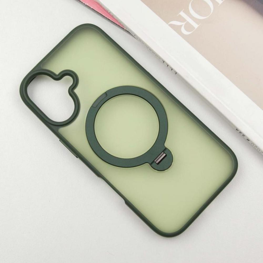Чохол Ummi Colorful with MagSafe HQ Ring для Apple iPhone 16 (6.1") Green