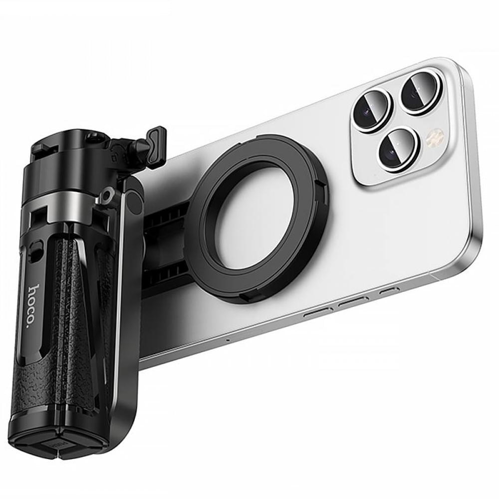 Монопод для селфі Hoco K27 Pro Magnetic Clamp 2in1 Black