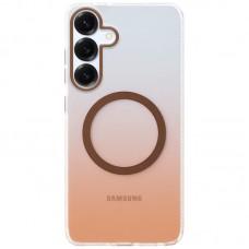 Чохол TPU+PC Phantom with MagSafe для Samsung Galaxy S25 Golden