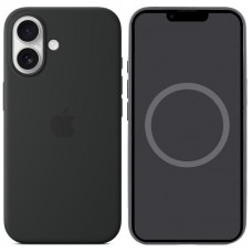 Чехол Silicone case (AAA) with Magsafe and Animation для Apple iPhone 16 (6.1")