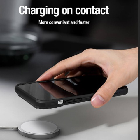Карбонова накладка Nillkin CamShield Pro Magnetic для Apple iPhone 15 Pro Max (6.7") Black