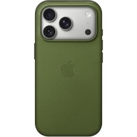 Тканинний чохол TechWoven (AAA) with MagSafe and Animation для Apple iPhone 17 Pro (6.3") Green