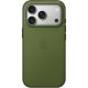 Тканинний чохол TechWoven (AAA) with MagSafe and Animation для Apple iPhone 17 Pro (6.3") Green