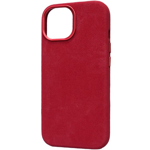 Чохол Denim with MagSafe для Apple iPhone 15 (6.1") Red