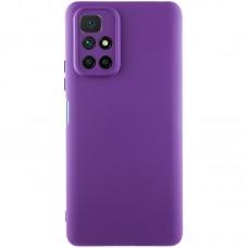 Чохол TPU GETMAN Liquid Silk Full Camera для Xiaomi Redmi 10 Фіолетовий / Purple