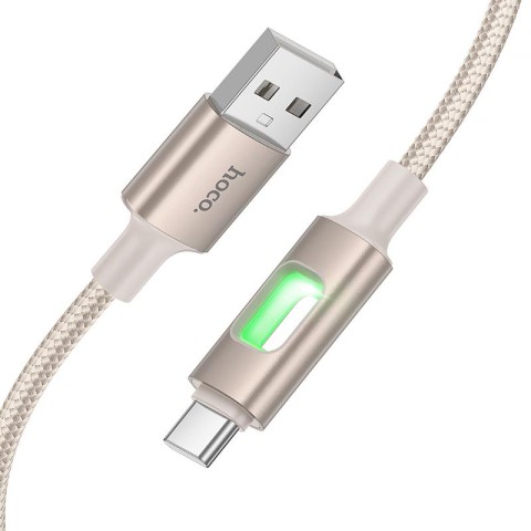 Дата кабель Hoco U144 New USB to Type-C 3A (1.2m) Gold