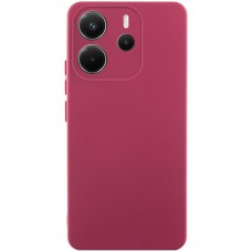 Чохол Silicone Cover Ummi Lakshmi Full Camera (AA) для Xiaomi Redmi Note 14 4G (Europe version) Бордовий / Marsala