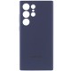 Чохол Silicone Cover Lakshmi Full Camera (AAA) with Logo для Samsung Galaxy S25 Ultra Темно-синій / Midnight blue