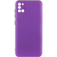 Чохол TPU GETMAN Liquid Silk Full Camera для Samsung Galaxy A31 Фіолетовий / Purple