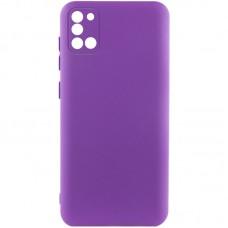 Чохол TPU GETMAN Liquid Silk Full Camera для Samsung Galaxy A31 Фіолетовий / Purple