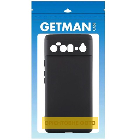 Чохол TPU GETMAN Liquid Silk Full Camera для Google Pixel 9 Pro Чорний / Black