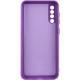 Чохол TPU GETMAN Liquid Silk Full Camera для Samsung Galaxy A50 (A505F) / A50s / A30s Фіолетовий / Purple