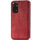 Шкіряний чохол книжка GETMAN Cubic (PU) для Xiaomi Redmi Note 11 Pro 4G/5G / 12 Pro 4G Червоний