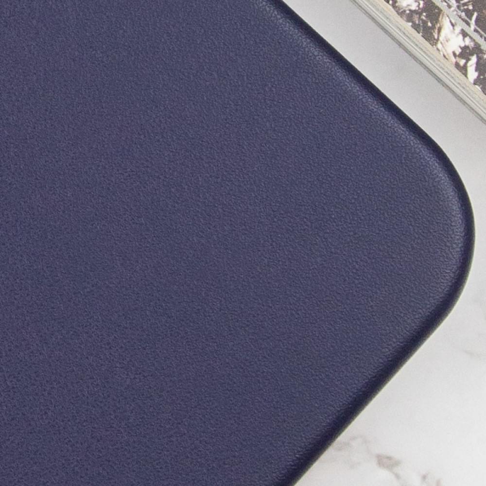 Шкіряний чохол Leather Case (AAA) with MagSafe and Animation для Apple iPhone 14 Pro (6.1") Ink