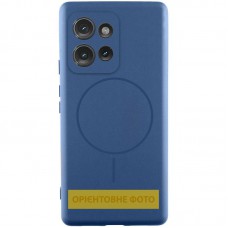 Чохол Silicone Cover Lakshmi Full Camera (AA) with MagFit для Motorola Edge 50 Pro Синій / Navy blue