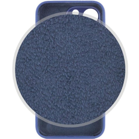 Чохол Silicone Case Full Camera Protective (AA) для Apple iPhone 13 Pro Max (6.7") Синій / Deep navy