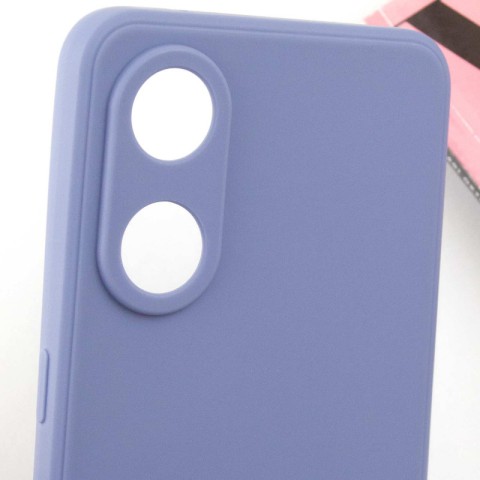 Силіконовий чохол Candy Full Camera для Oppo Reno 8 T 4G Блакитний / Mist blue