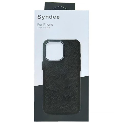 Чохол Syndee with MagSafe для Apple iPhone 16e / 17e (6.1") Black / Black