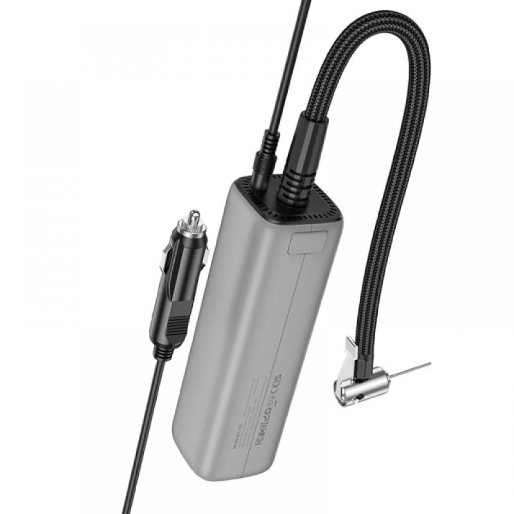 Автомобільний насос Borofone FC1 Air Pump Black Gray