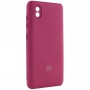 Чохол Silicone Cover My Color Full Camera (A) для ZTE Blade A3 (2020) Бордовий / Marsala