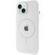 Чохол Silicone Case Full Protective (AA) with MagSafe для Apple iPhone 15 (6.1") Білий / White