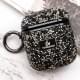 TPU чохол Bling World Rock Diamond для навушників AirPods 1/2 Чорний
