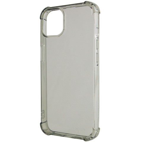 TPU чохол GETMAN Ease logo посилені кути для Apple iPhone 14 (6.1") Сірий (прозорий)