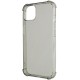 TPU чохол GETMAN Ease logo посилені кути для Apple iPhone 14 (6.1") Сірий (прозорий)