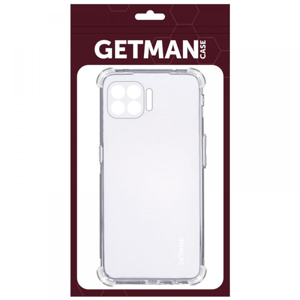 TPU чехол GETMAN Ease logo усиленные углы Full Camera для Oppo Reno 4 Lite