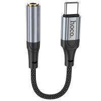 Перехідник Hoco LS36 Fresh Type-C to 3,5 AUX Black
