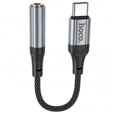 Перехідник Hoco LS36 Fresh Type-C to 3,5 AUX Black Перехідник Hoco LS36 Fresh Type-C to 3,5 AUX Black