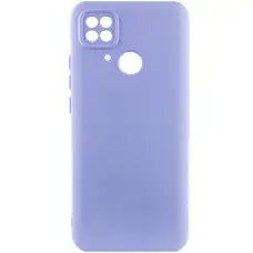 Чохол Silicone Cover Lakshmi Full Camera (A) для Xiaomi Poco C40 Бузковий / Dasheen