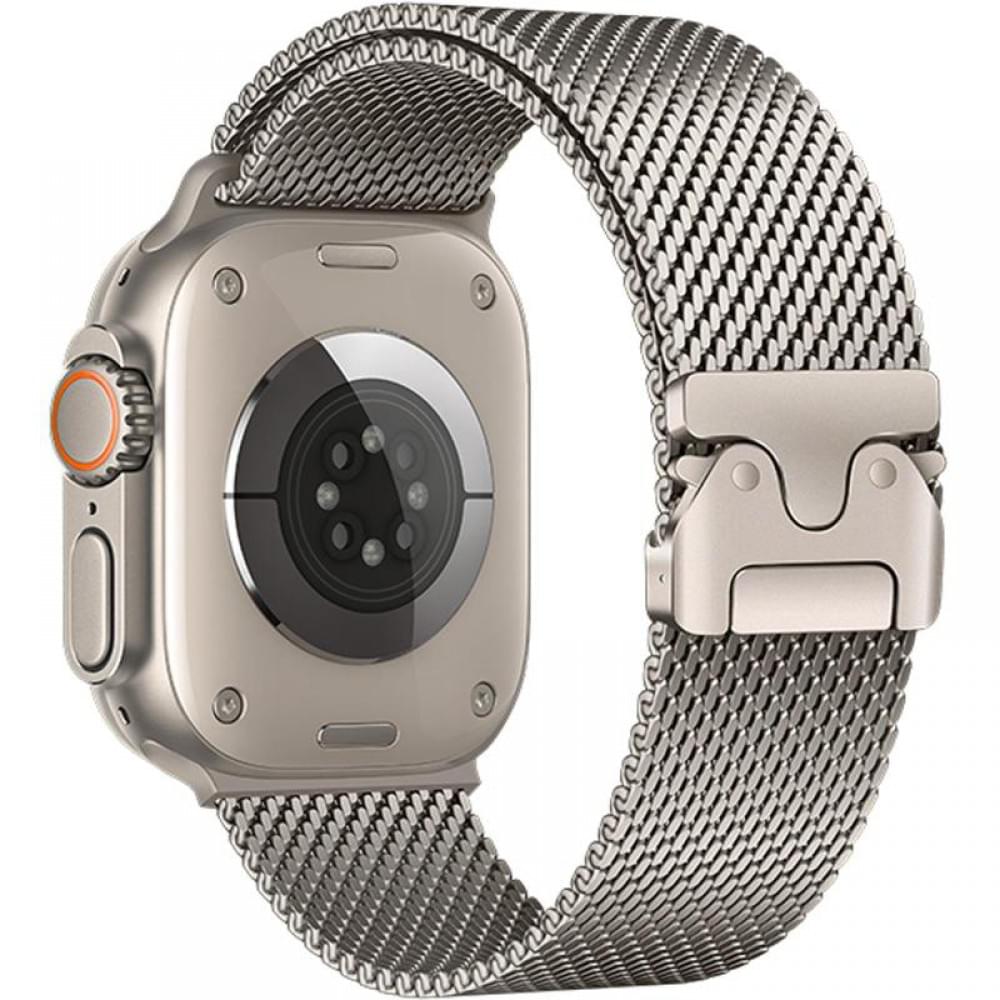 Ремінець Hoco WA33 Original series umbrella buckle Milanese steel strap для Apple watch 38/40/41/42mm Original Color