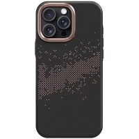 TPU чохол Monzo (MagFit) для Apple iPhone 14 Pro (6.1") Titanium gold