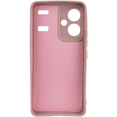 Чохол Silicone Cover Lakshmi Full Camera (AA) with logo для Xiaomi Redmi Note 13 Pro+ Рожевий / Pink Sand